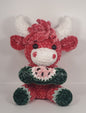 Crochet Watermelon Highland Cow Plushie
