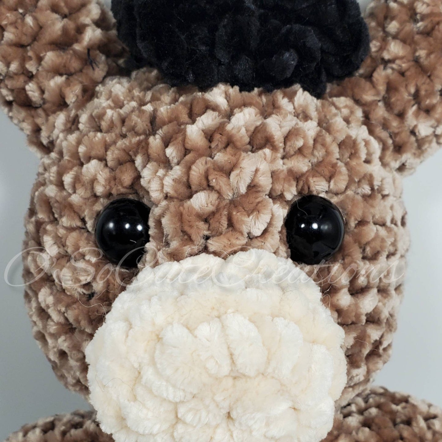 Crochet Brown Donkey Amigurumi