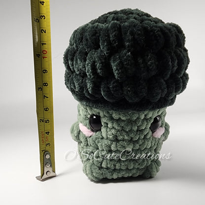 Positive Broccoli Crochet Plush