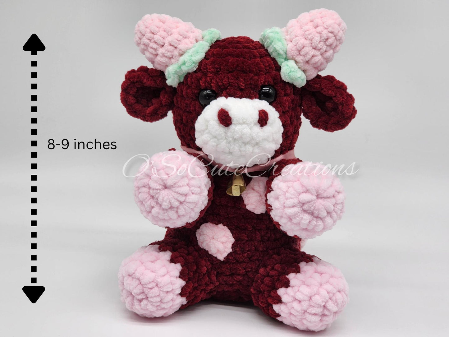 Strawberry Cow Plushie