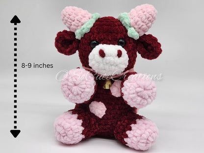 Strawberry Cow Plushie