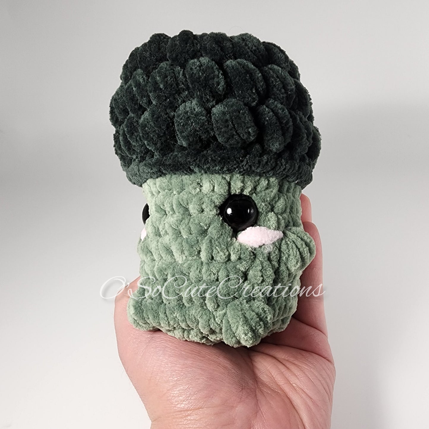 Positive Broccoli Crochet Plush