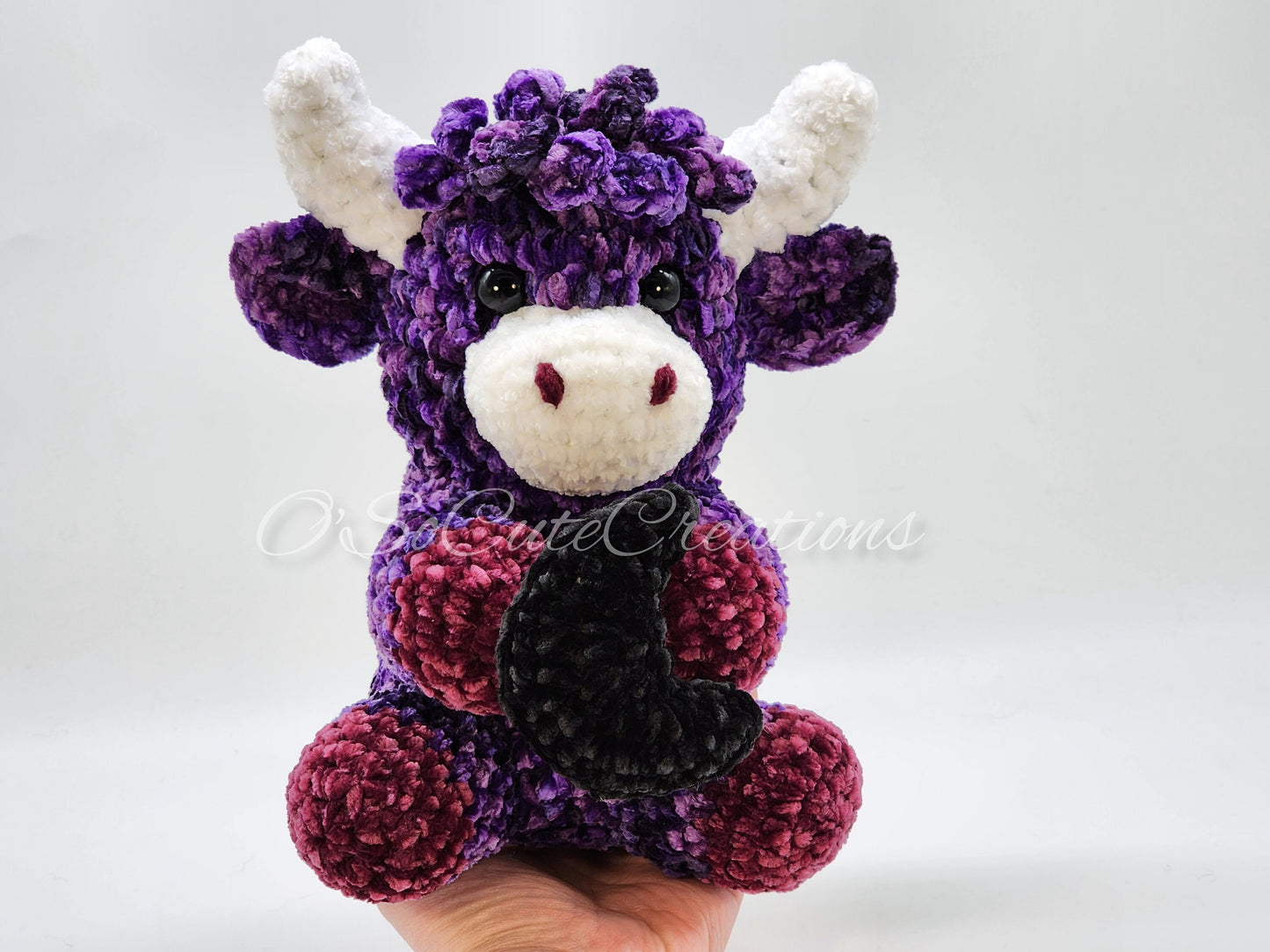 Celestial Moon Highland Cow Plush