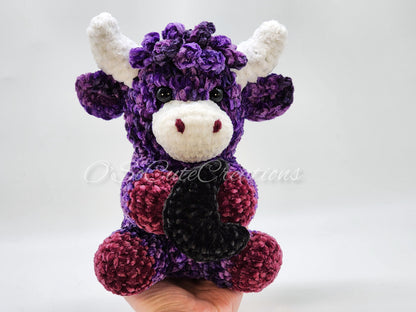 Celestial Moon Highland Cow Plush