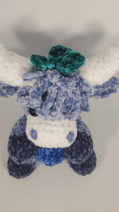 Blueberry Highland Cow Plushie