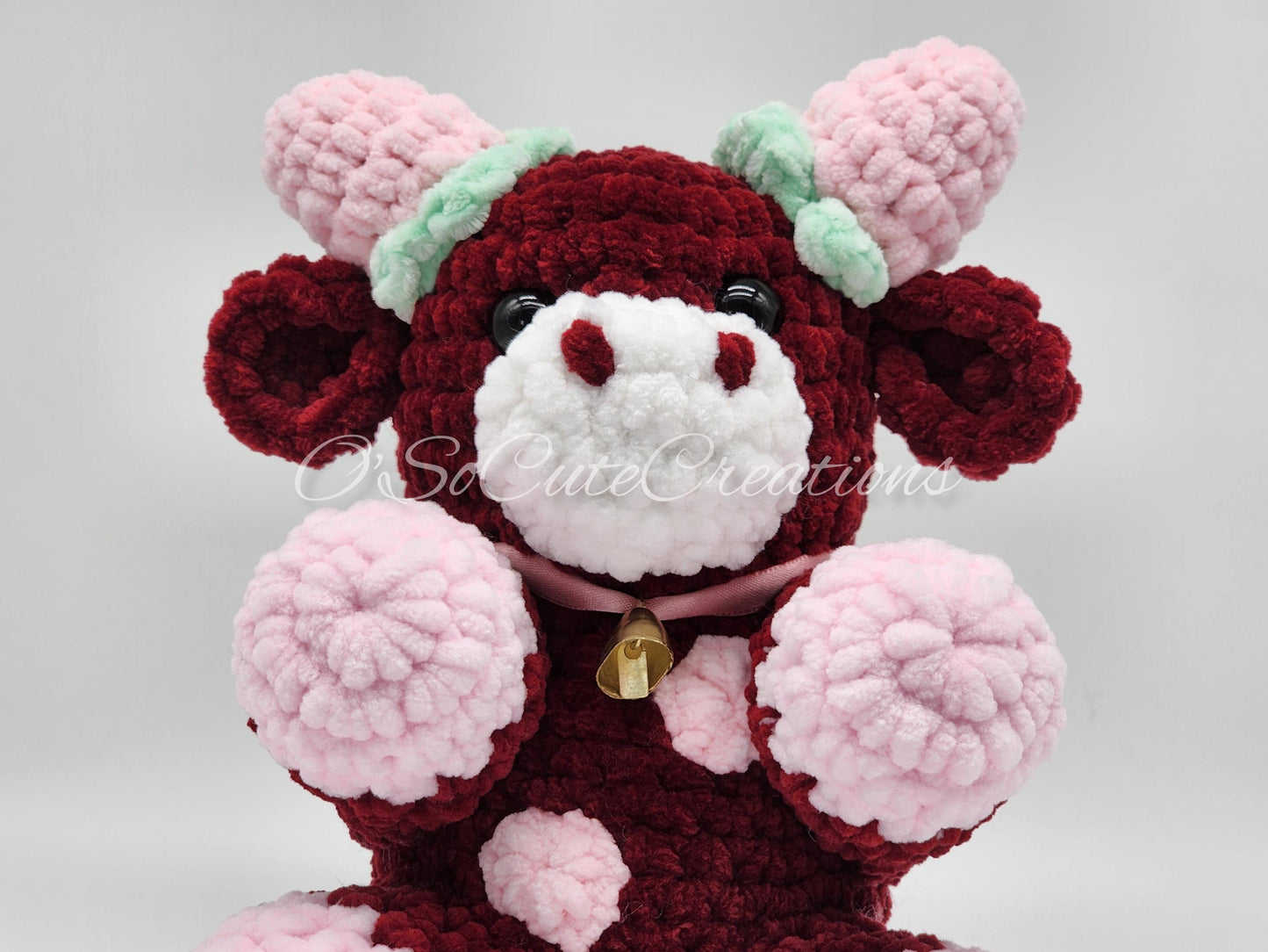 Strawberry Cow Plushie