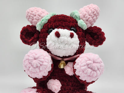 Strawberry Cow Plushie