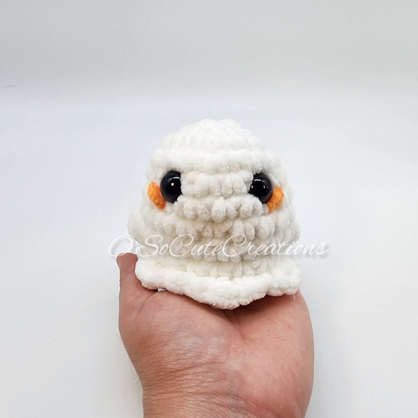 Mini Crochet Ghost Plushie