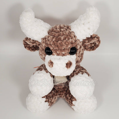 Crochet Mini Highland Cow Plushie