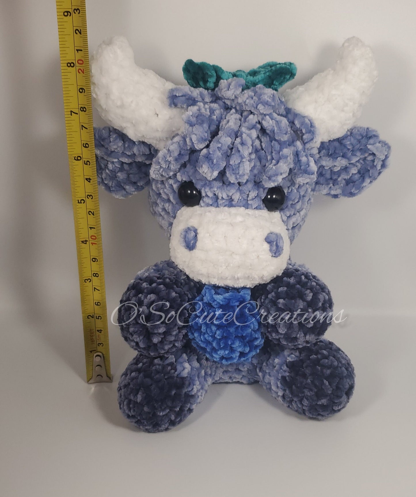 Blueberry Highland Cow Plushie