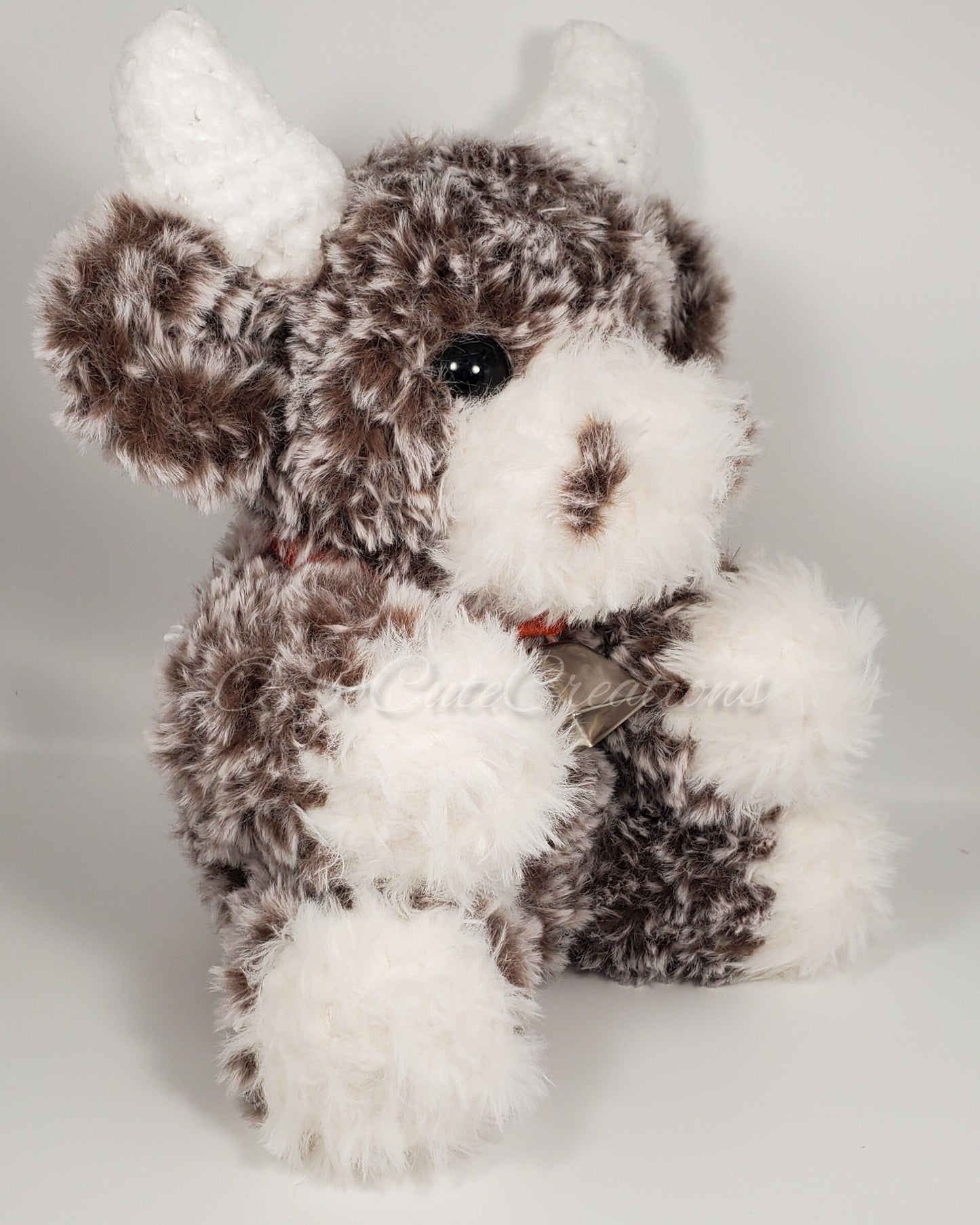 Fuzzy Cow Crochet Plush