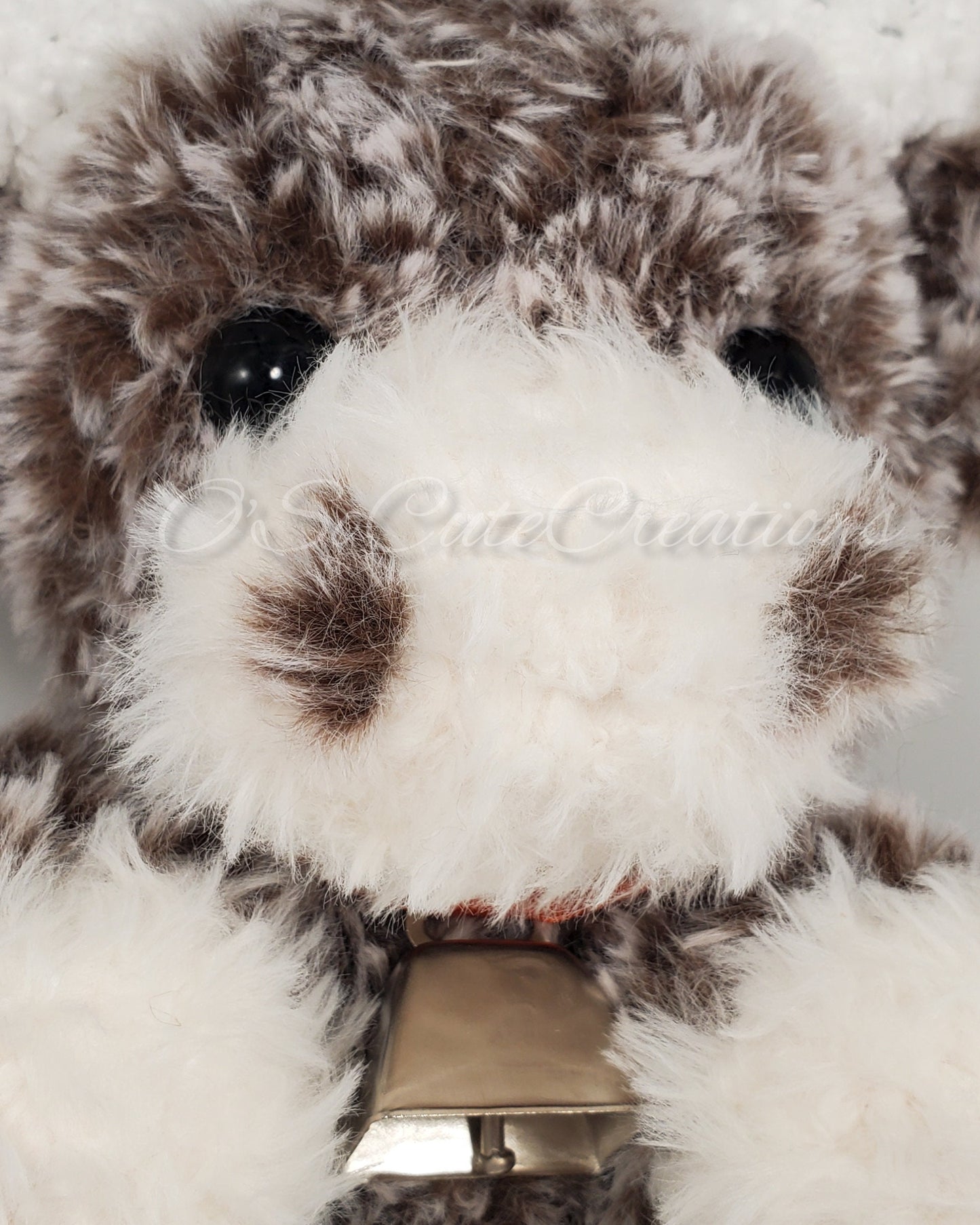 Fuzzy Cow Crochet Plush