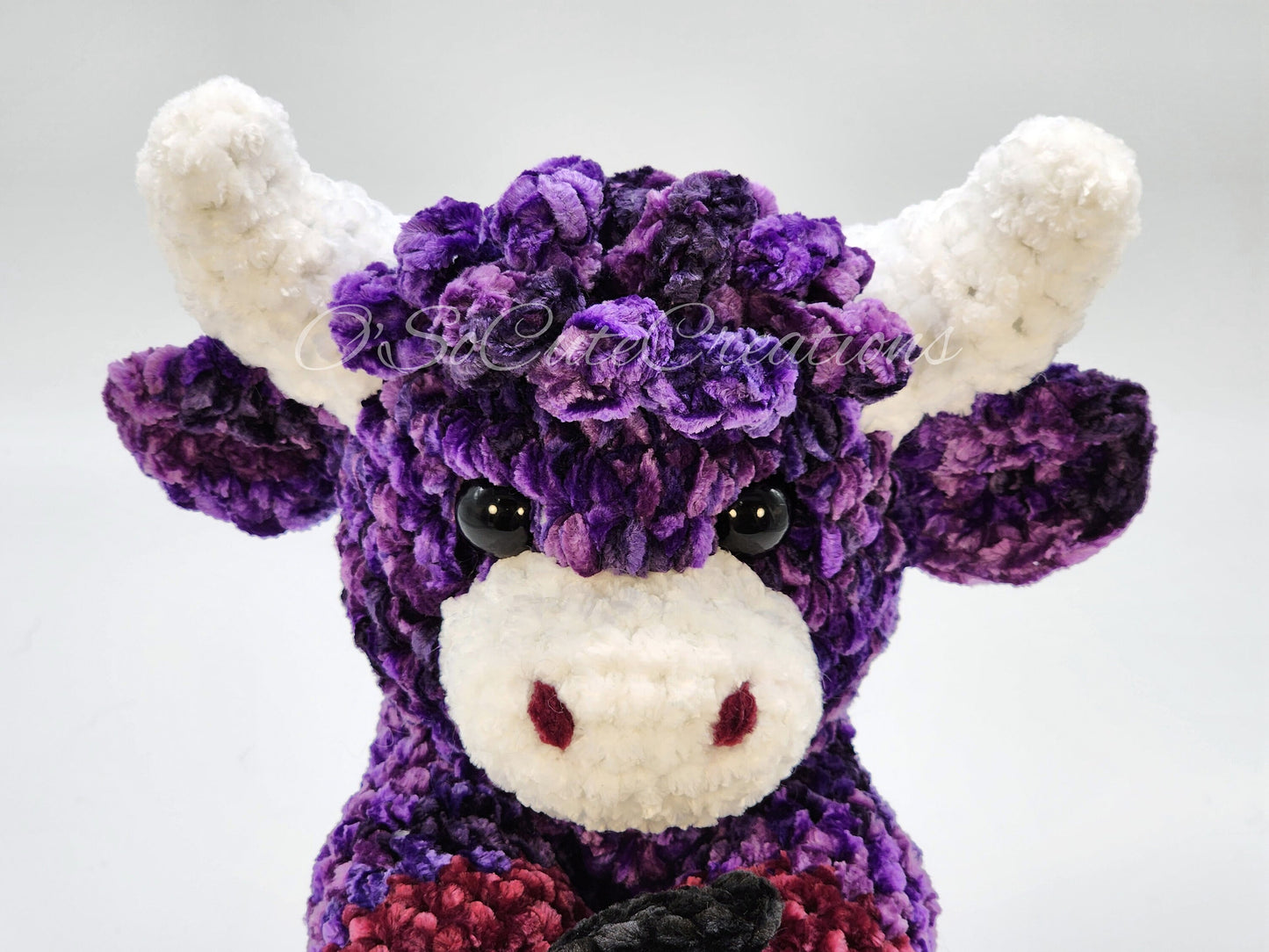 Celestial Moon Highland Cow Plush