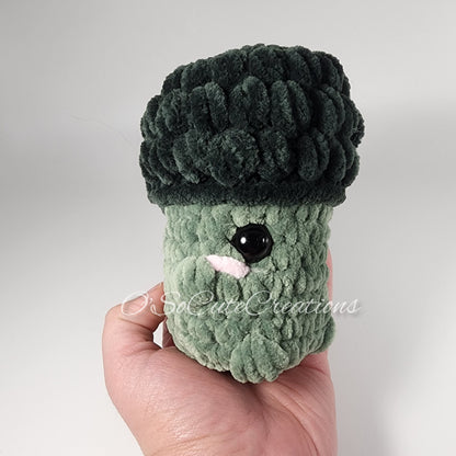 Positive Broccoli Crochet Plush