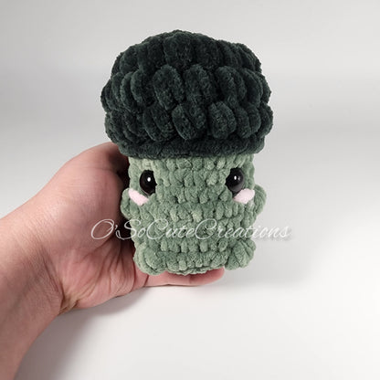 Positive Broccoli Crochet Plush