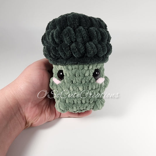 Positive Broccoli Crochet Plush