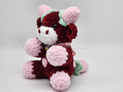 Strawberry Cow Plushie