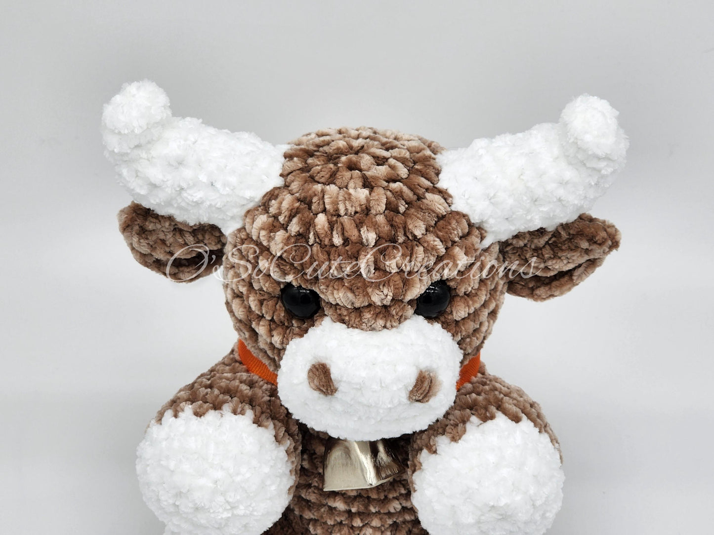 Crochet Brown Highland Cow Plushie
