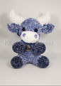 Blue Highland Cow Plushie
