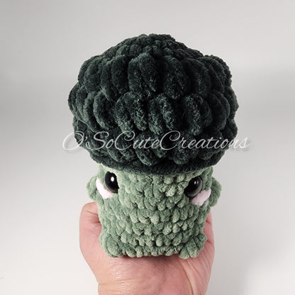 Positive Broccoli Crochet Plush
