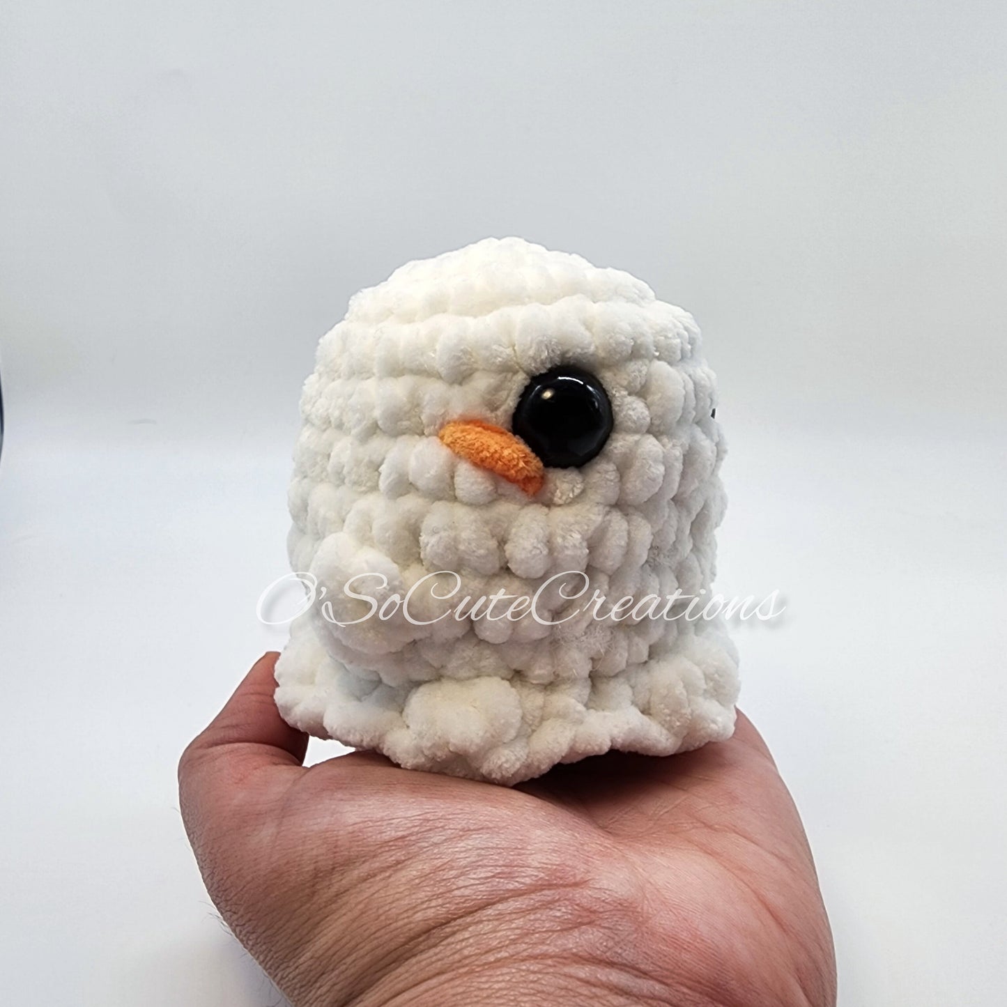 Mini Crochet Ghost Plushie