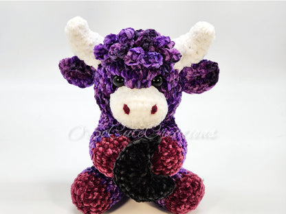 Celestial Moon Highland Cow Plush
