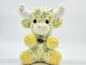 Spring Floral Highland Cow Plush