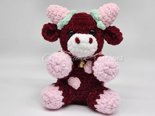 Strawberry Cow Plushie