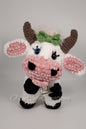 Chunky Velvet Crochet Cow Plush