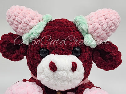 Strawberry Cow Plushie
